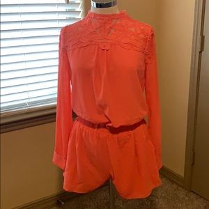 Coral Romper